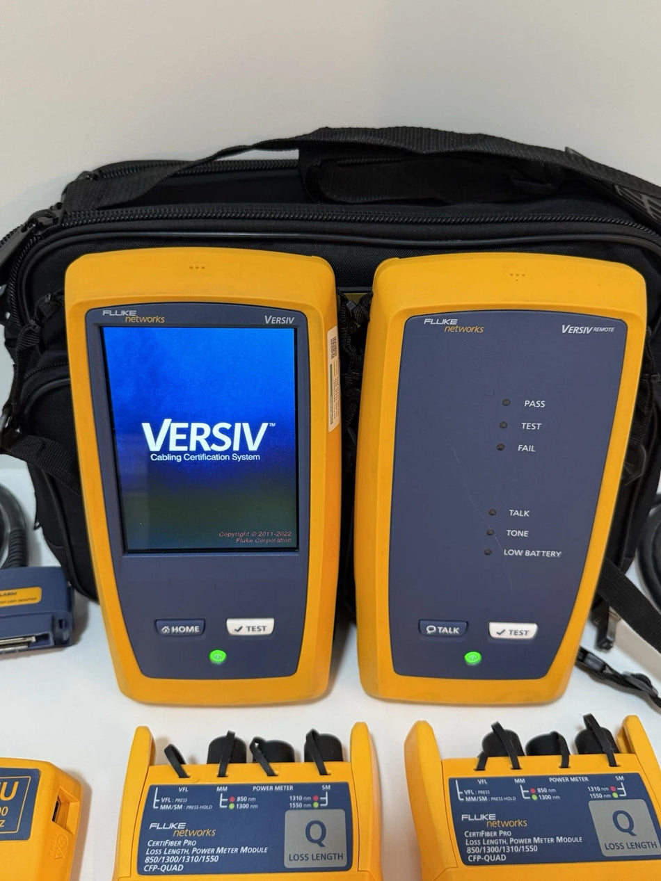 FLUKE Networks DSX-8000QI 2 GHz Cable Analyzer with Quad OLTS CAL-2024