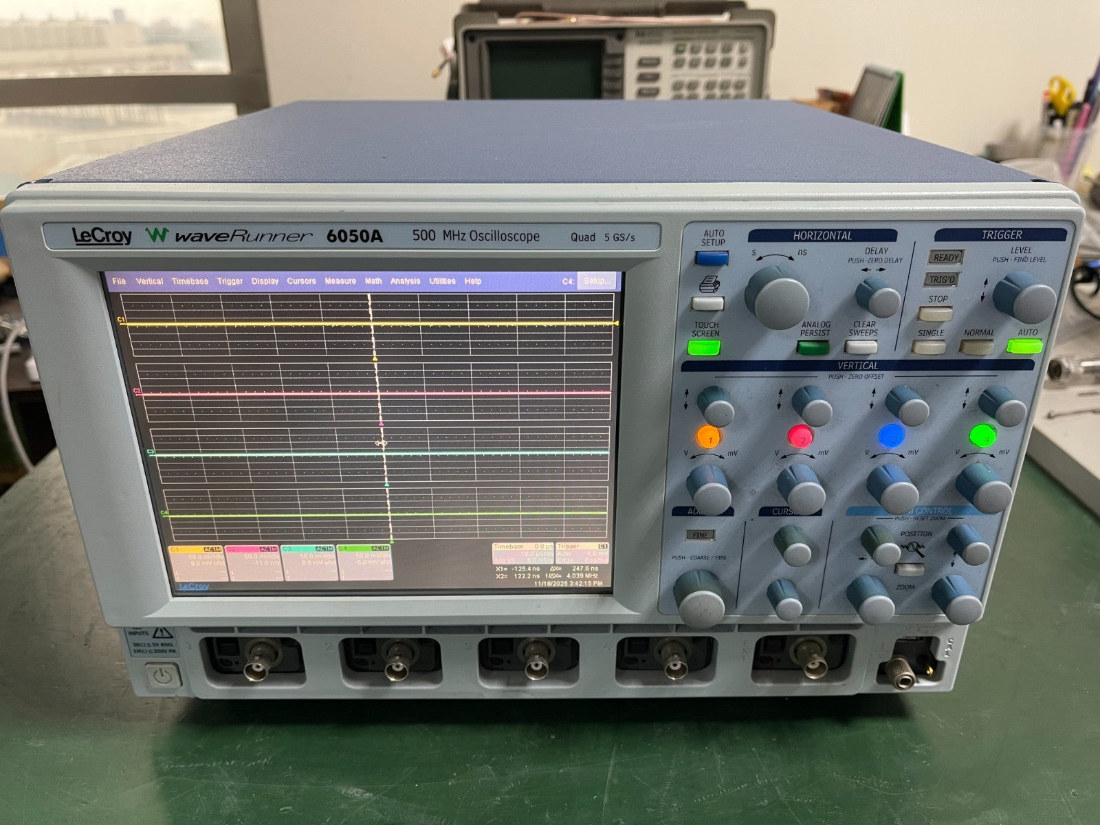 Lecroy WaveRunner 6050A 500MHz, 4-Ch, 5GS/s, 2/4 Mpts Digital Oscilloscope _4839 - XG eqpt