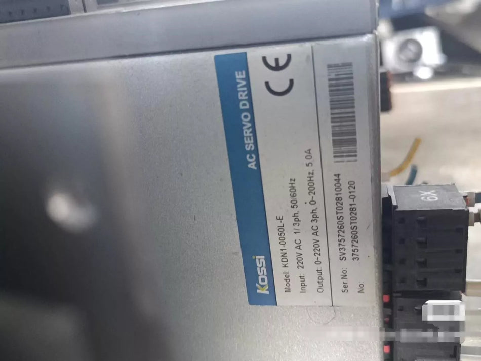 1pc USED KOssi KDN1-0050L-E Servo Drive TESTED By #VDP3 CH