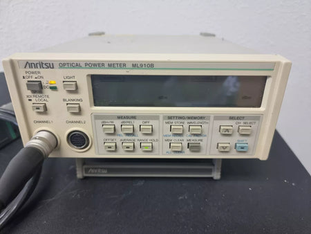 Anritsu ML910B Optical Power Meter with MA9302A Sensor Sold As-Is
