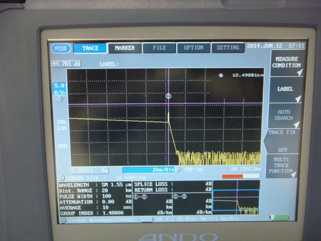 ANDO AQ7260 /AQ7264 1.3/1.55um 40dB OTDR