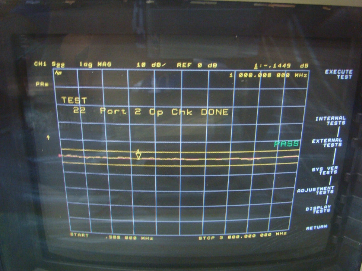 HP 8753D /010 3GHz S-parameter Test Set for FDD Failure