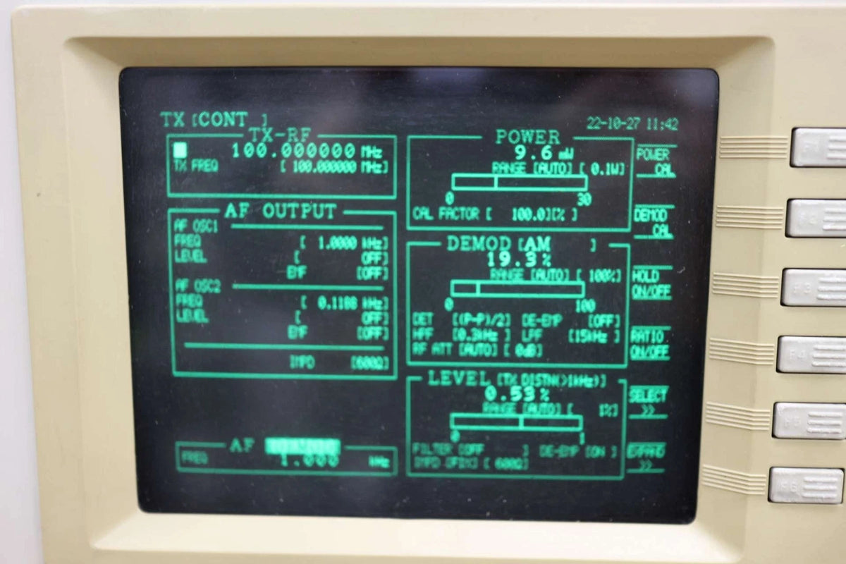 ANRITSU MT2605B1 02/03/04 100KHz-2GHz Radio Communication Tester