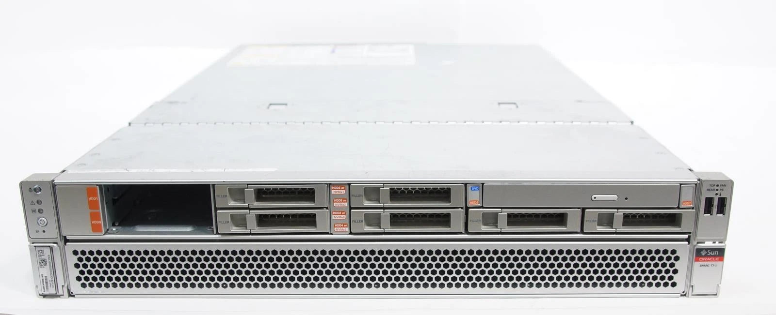 Sun Oracle SPARC T7-1 Server with 1x 32Core 4.13GHz GHz CPU, 64GB RAM, 2x PSU