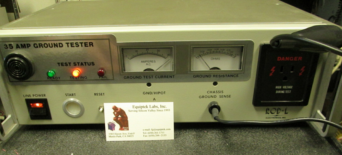 Ground Bonding Tester 35A for BSI, VDE, IEC Standards