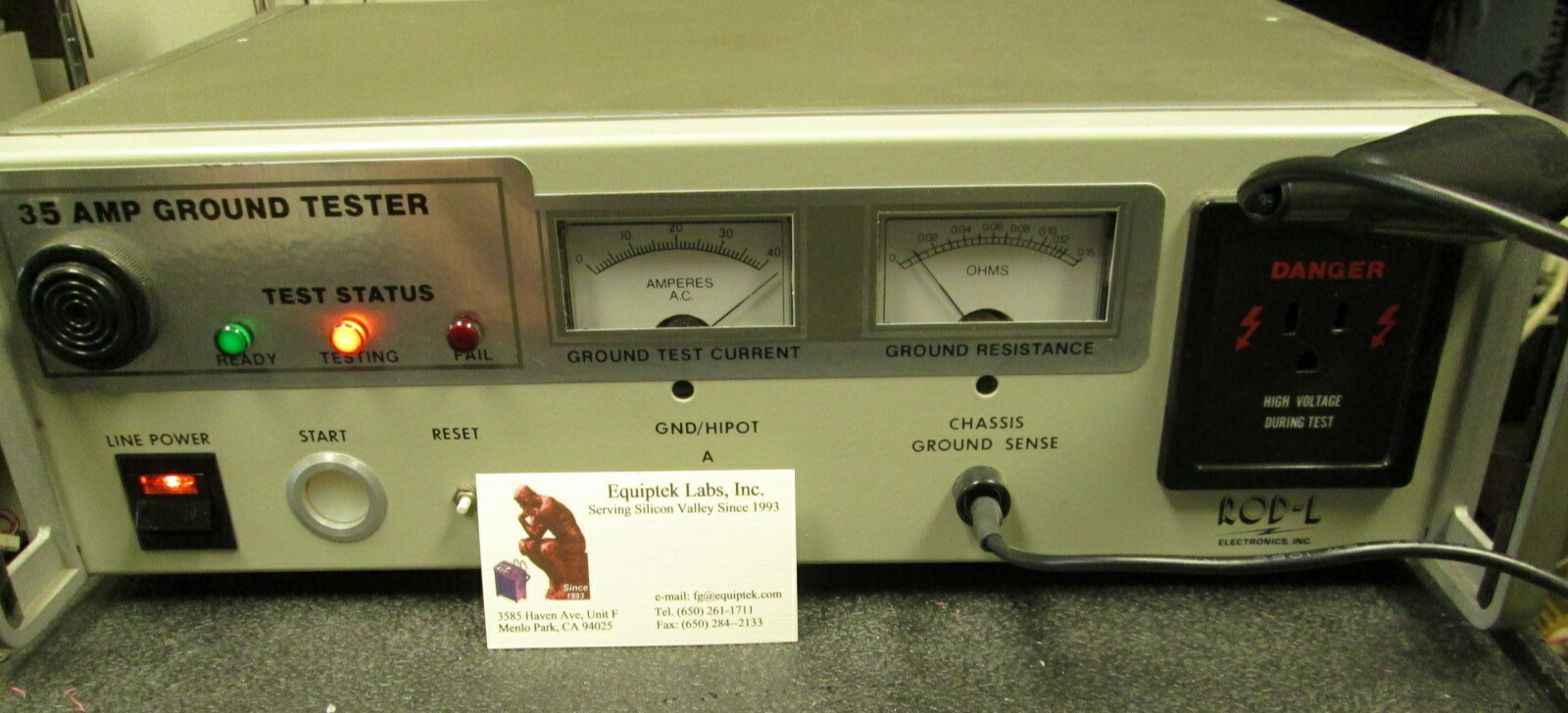 Ground Bonding Tester 35A for BSI, VDE, IEC Standards