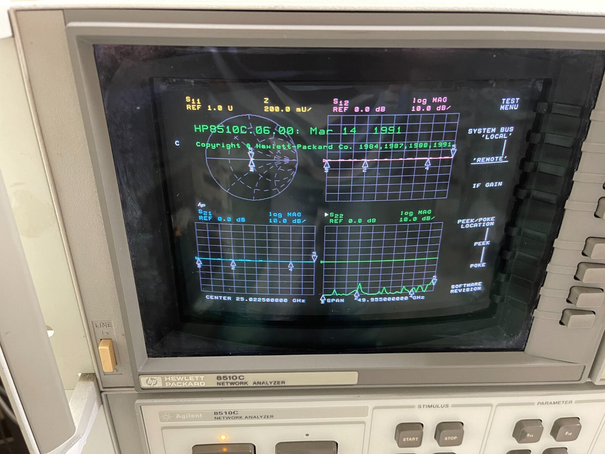 HP Agilent 8510C Display Processor for Network Analyzer System _3031A-06311 - XG eqpt