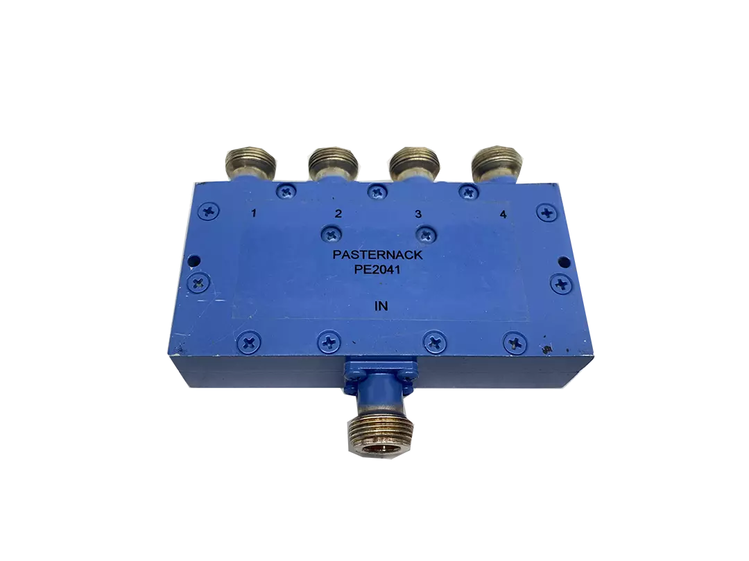 PASTERNACK PE2041 4 Way N Power Divider 4-8 GHz 10 Watts
