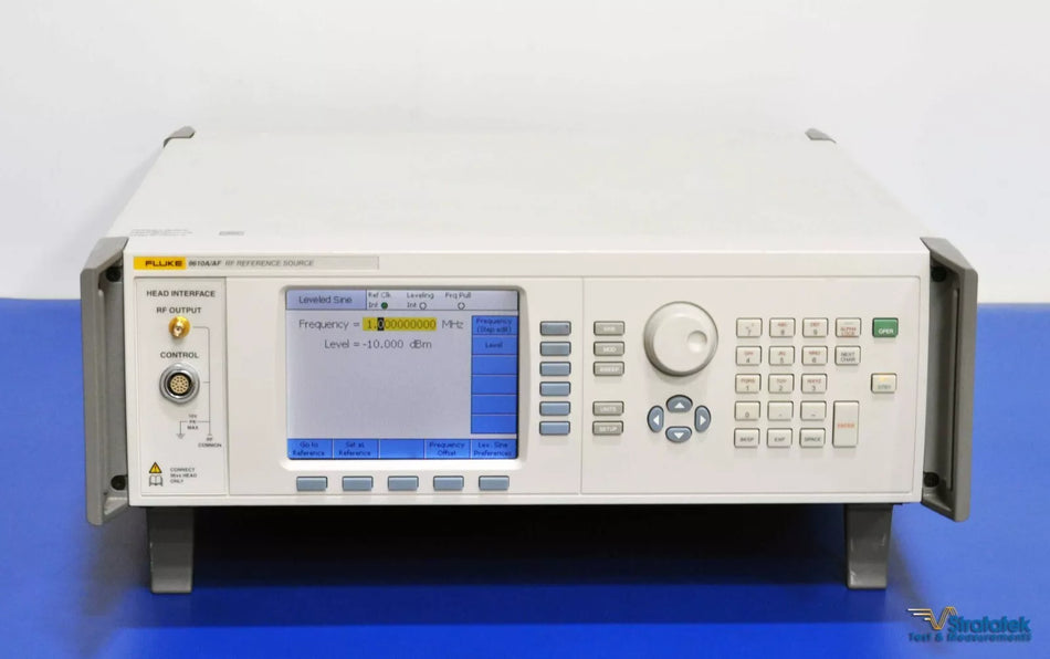 Fluke 9610A/AF RF Reference Source 10Hz to 4GHz 9610A/AF-50 Leveling Head 50Ω