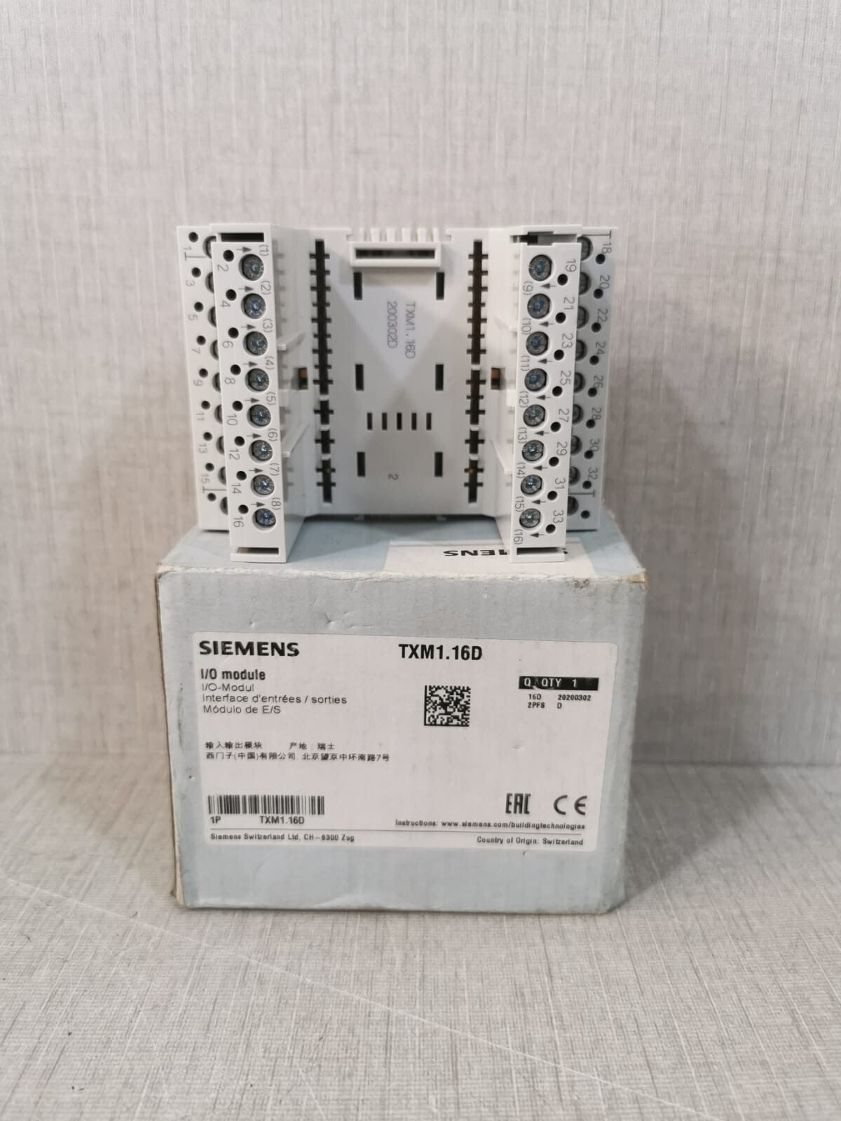SIEMENS TXM1.16D Digital Input Module