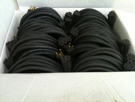 Alpha Wire 633 BK078 AC Power Cords 16AWG 3/C Unshield 10FT Black