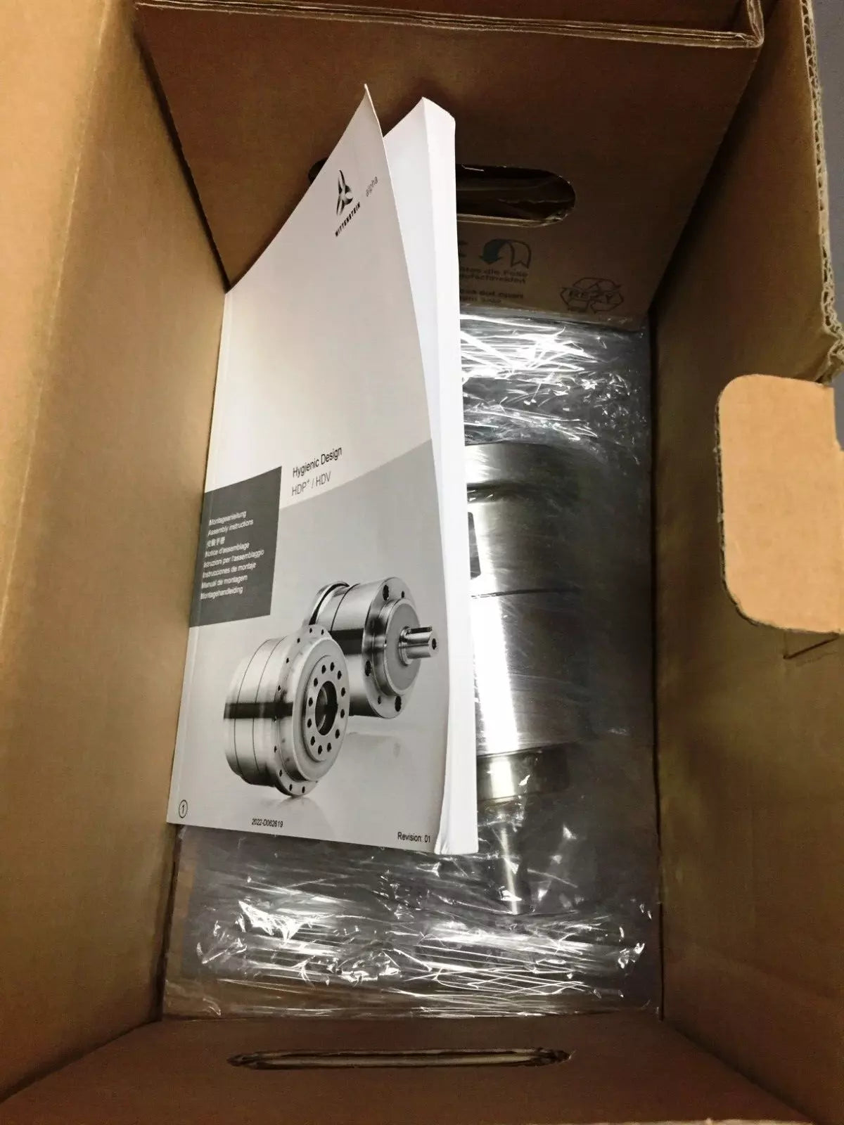 Beckhoff AG2800-HDV015S-MF1-7-1C1-1S SS Planetary Gearbox for AM883X Motors