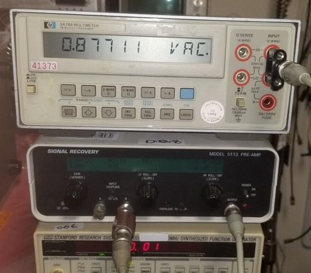 Low Voltage Amplifier EG&amp;G 5113