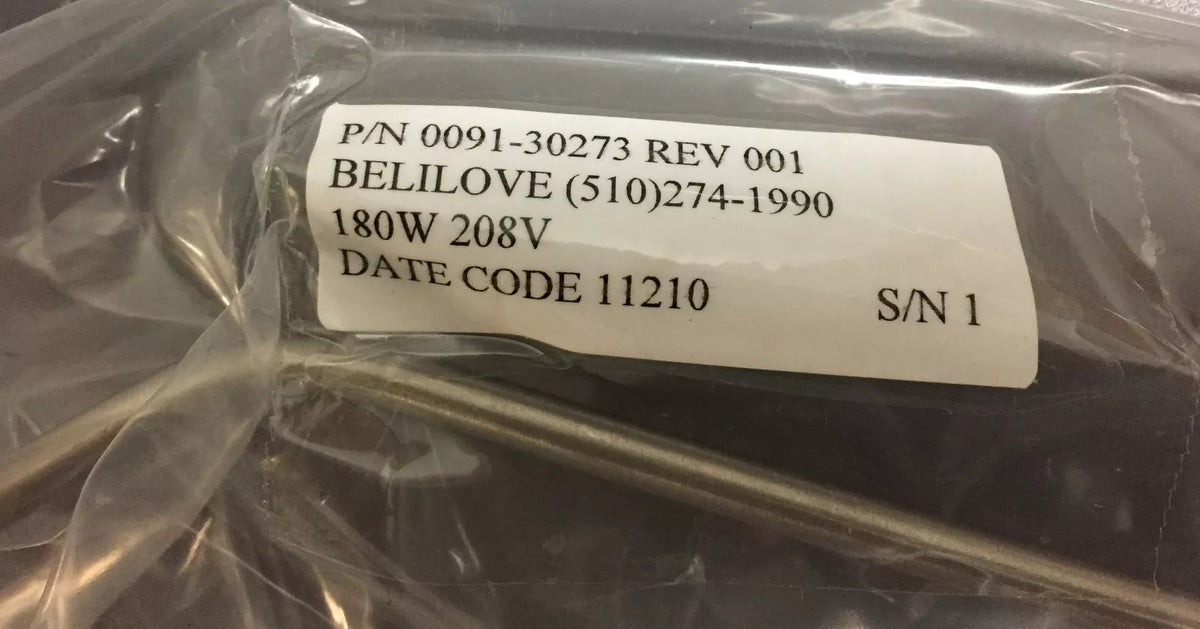 Belilove & Solyndra 0091-30273 Heater Cell Top CIGS-5 XL 180W 208V