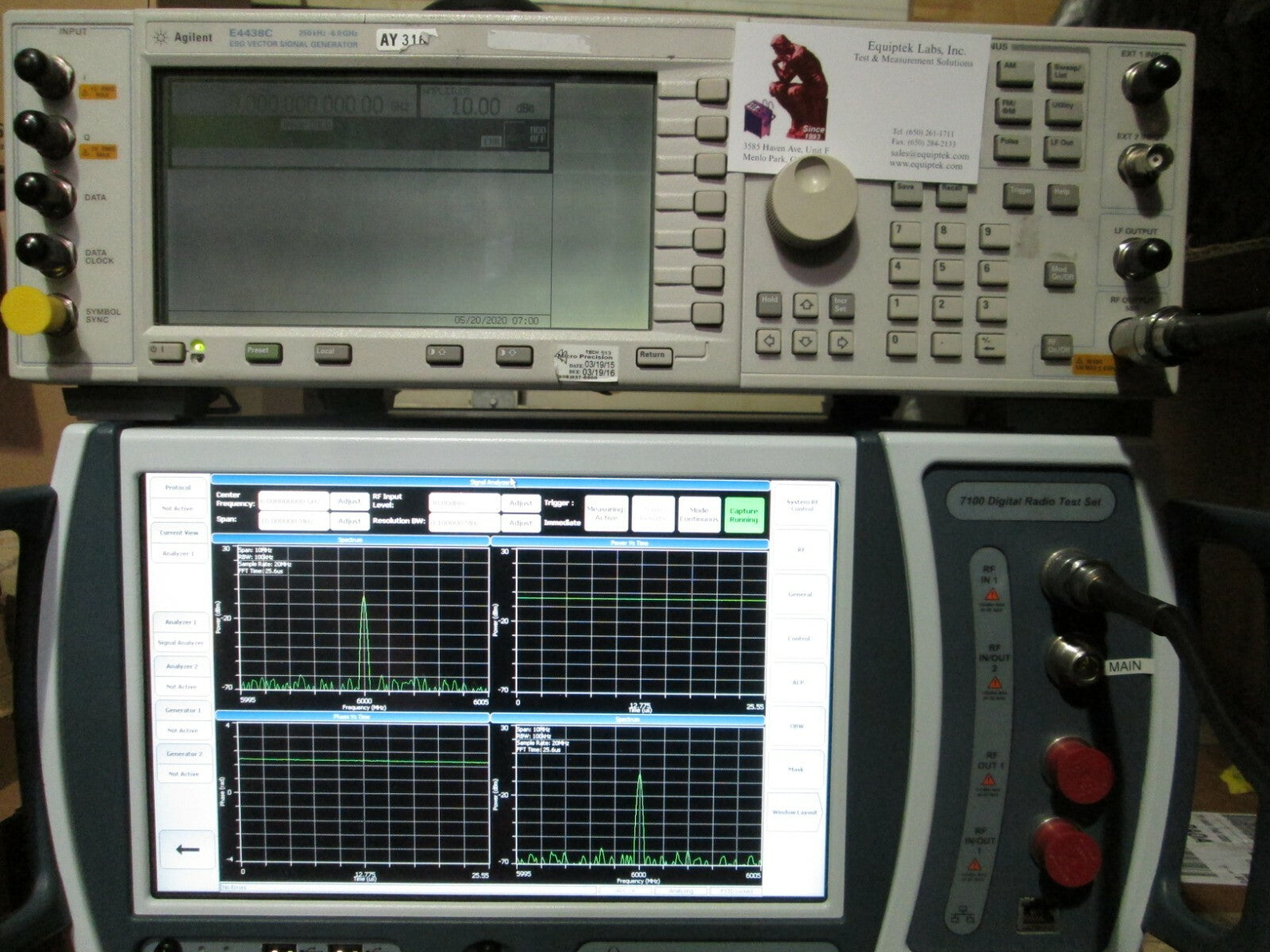 Aeroflex 7100 Digital Radio LTE Test Set