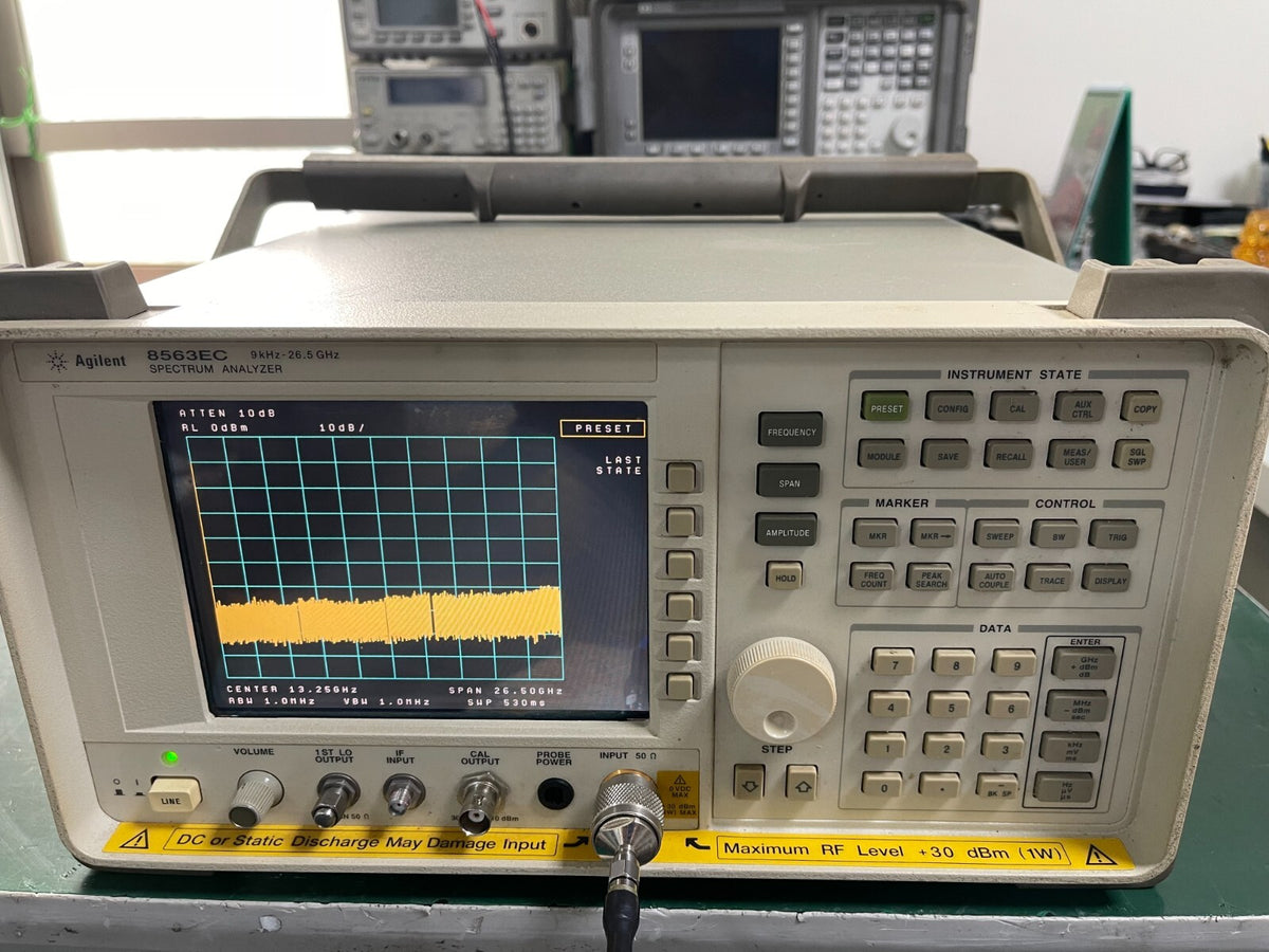 Agilent 8563EC 9KHz - 26.5GHz Spectrum Analyzer w/ opt. 007, 104 _02173 - XG eqpt