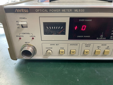 Anritsu ML93B Optical Power Meter _ M77627 - XG eqpt