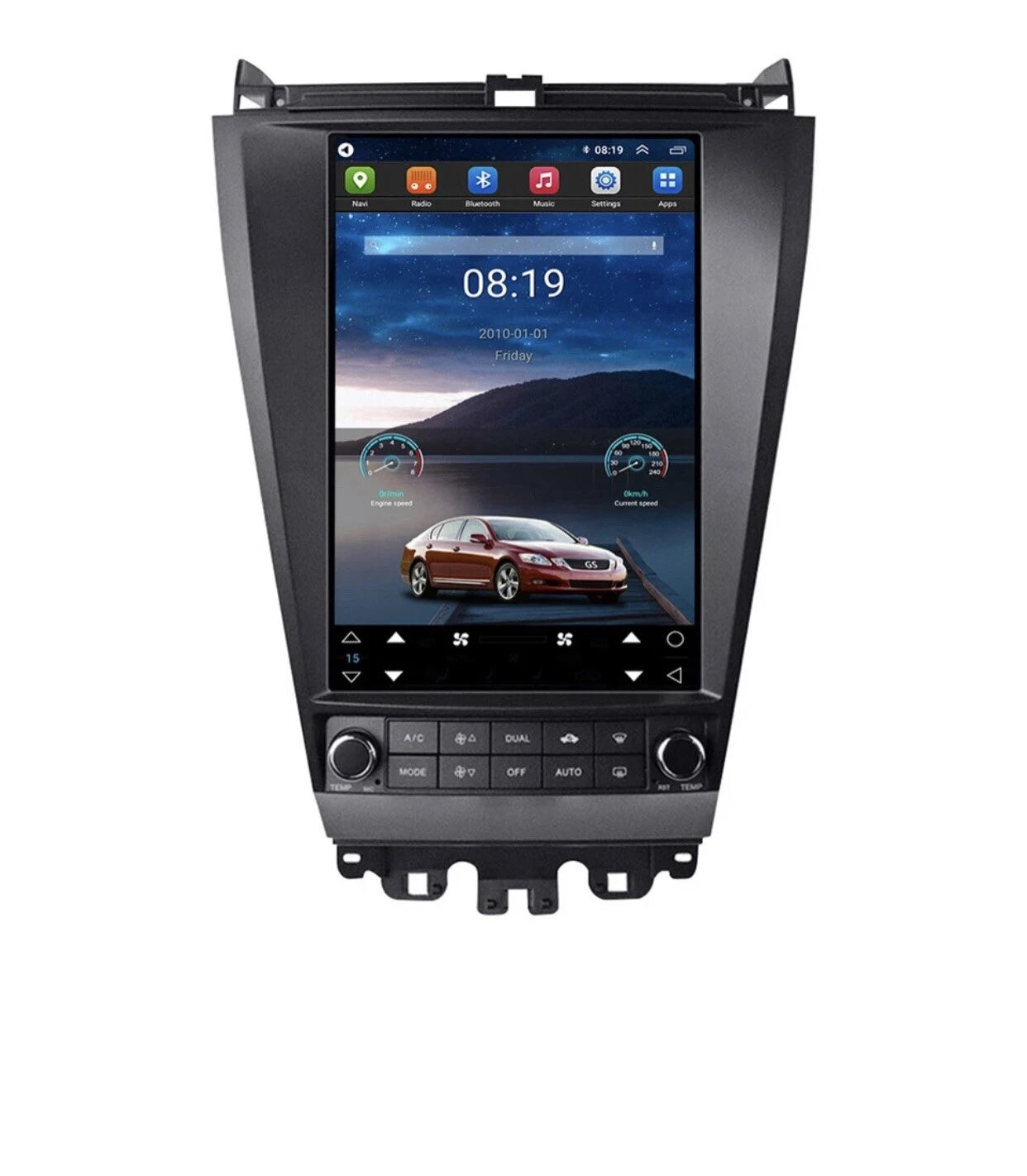 12.8" Car Radio For Honda Accord 07 2004-2007 Android 14 Tesla Stereo GPS WIFI