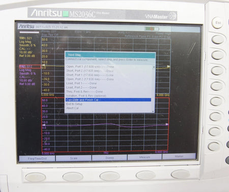 Anritsu MS2036C VNA Master 9MHz to 9GHz Vector Network Analyzer OPT 2/10/15