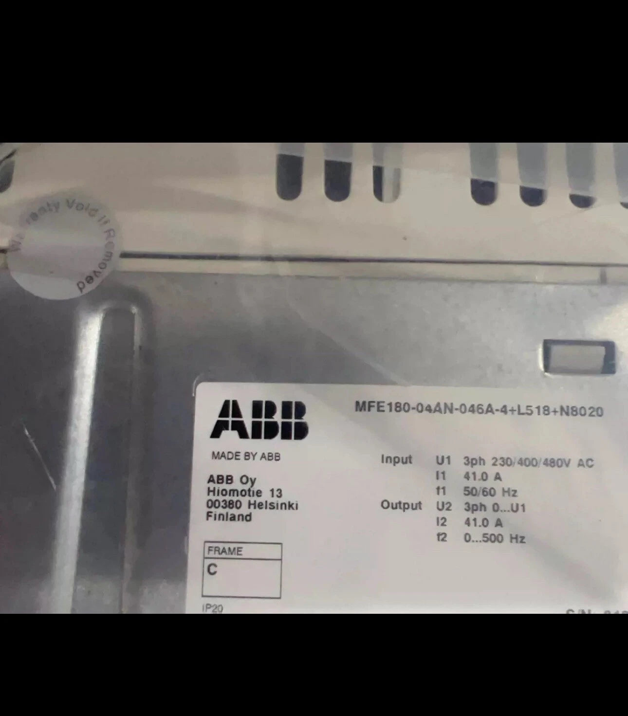 MFE180-04AN-046A-4+L518+N8020 Product