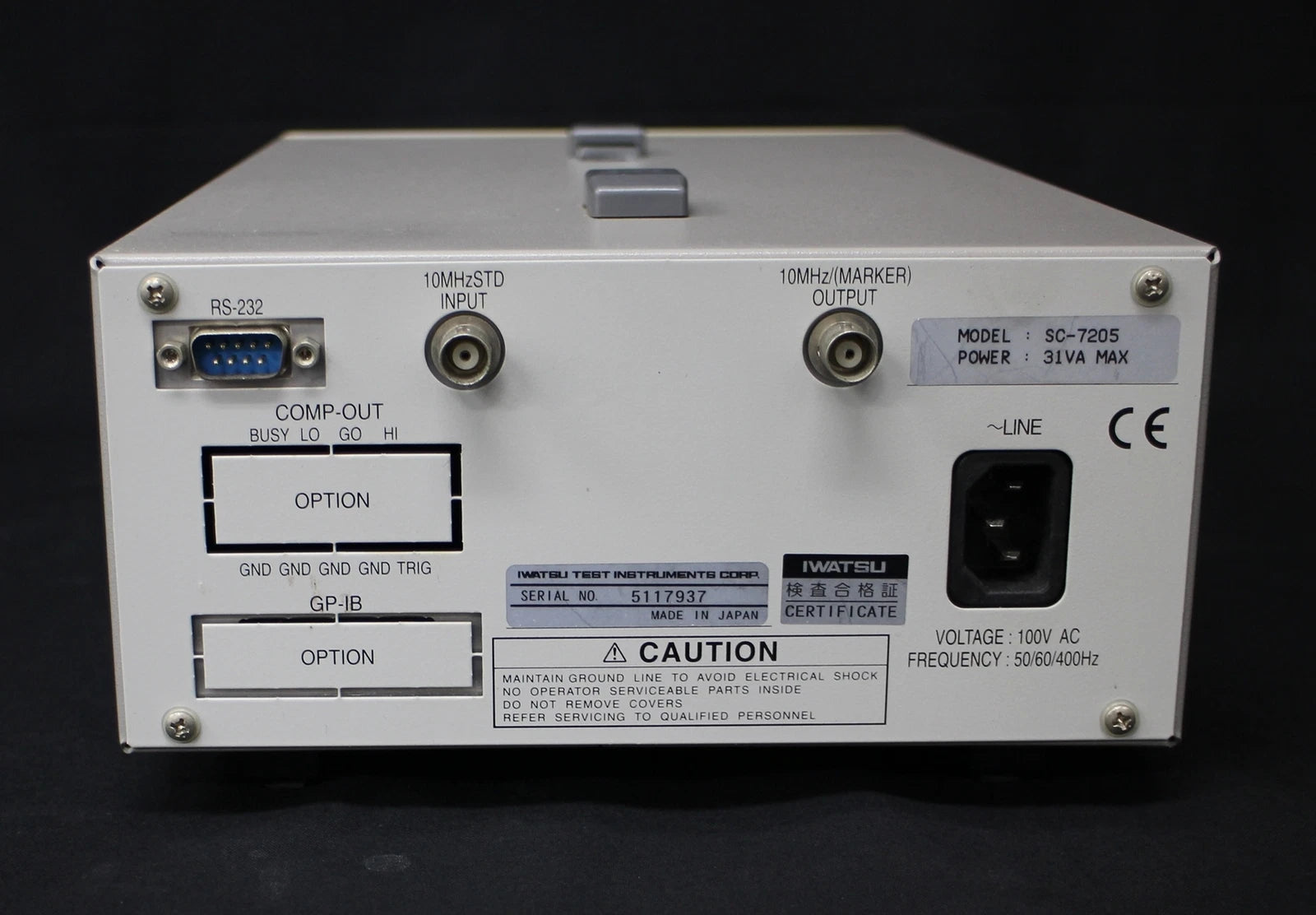 IWATSU SC7205 230MHz 2ch Universal Counter