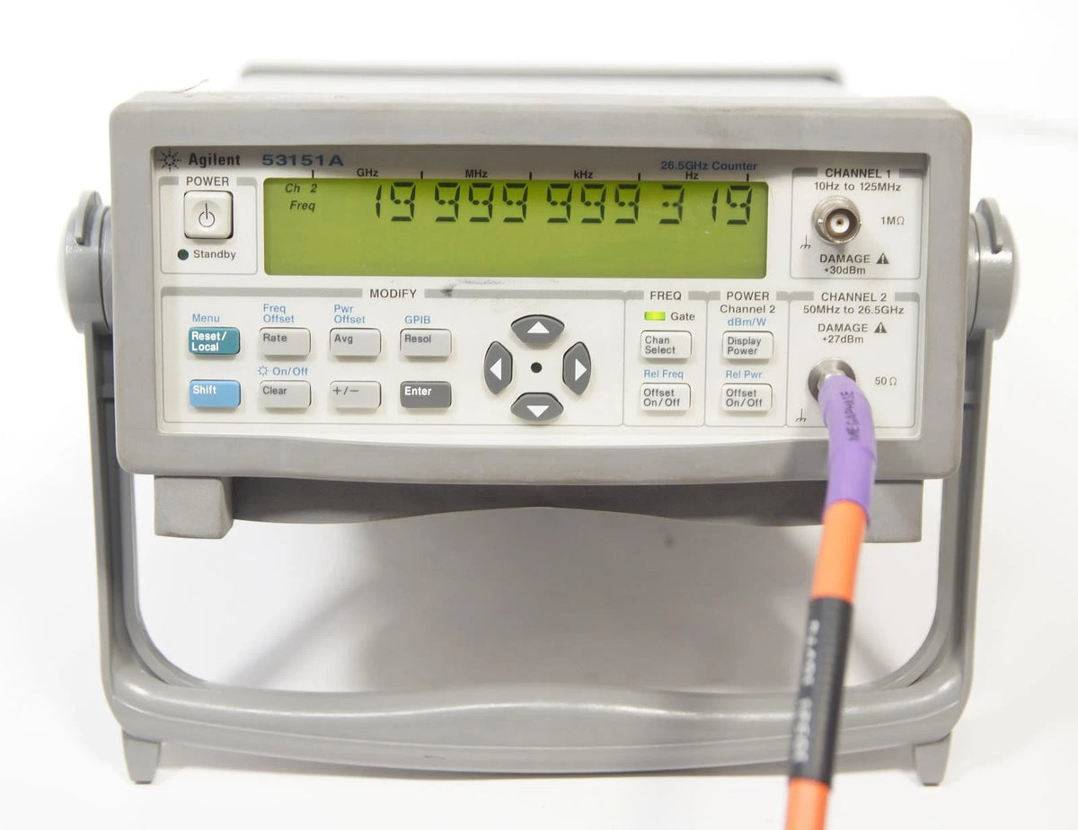 Agilent Keysight 53151A 26.5GHz CW Microwave Frequency Counter