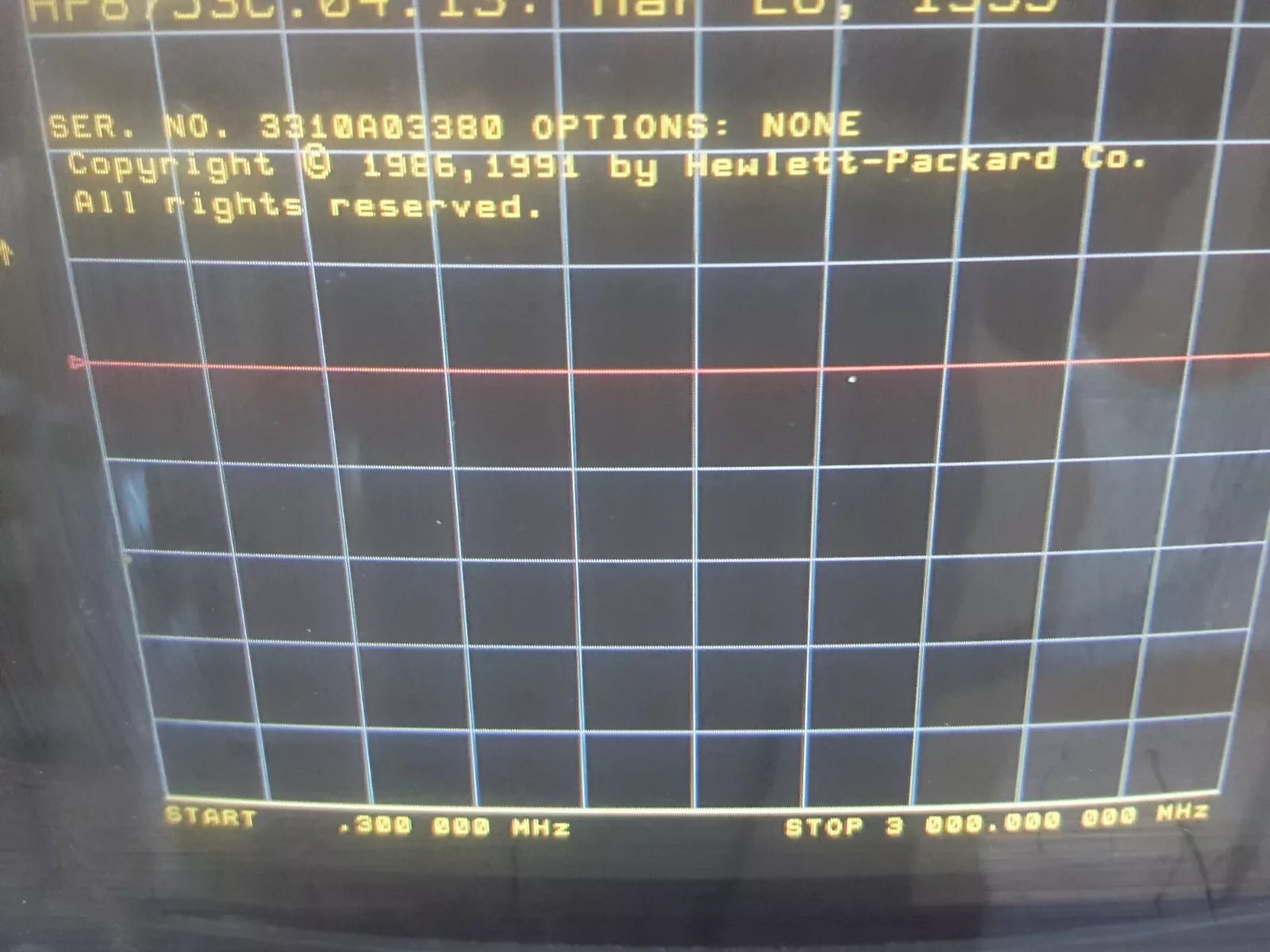 HP 8753C 3GHz Network Analyzer with 85046A 3GHz S-Parameter