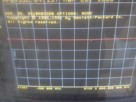 HP 8753C 3GHz Network Analyzer with 85046A 3GHz S-Parameter