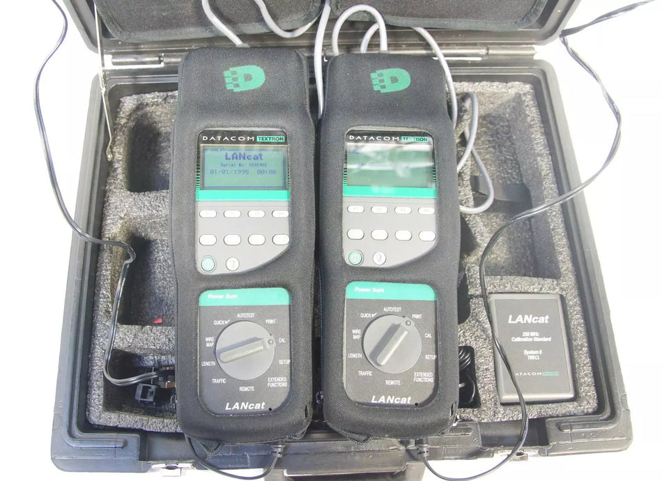 Datacom Textron LANcat System6 Cat 6 Cable Tester