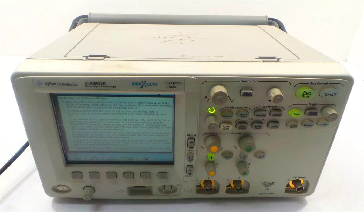 Agilent MSO6052A Mixed Signal Oscilloscope 500MHz 4 GSa/s