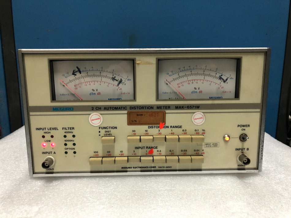 Meguro MAK-6571W Automatic Distortion Meter