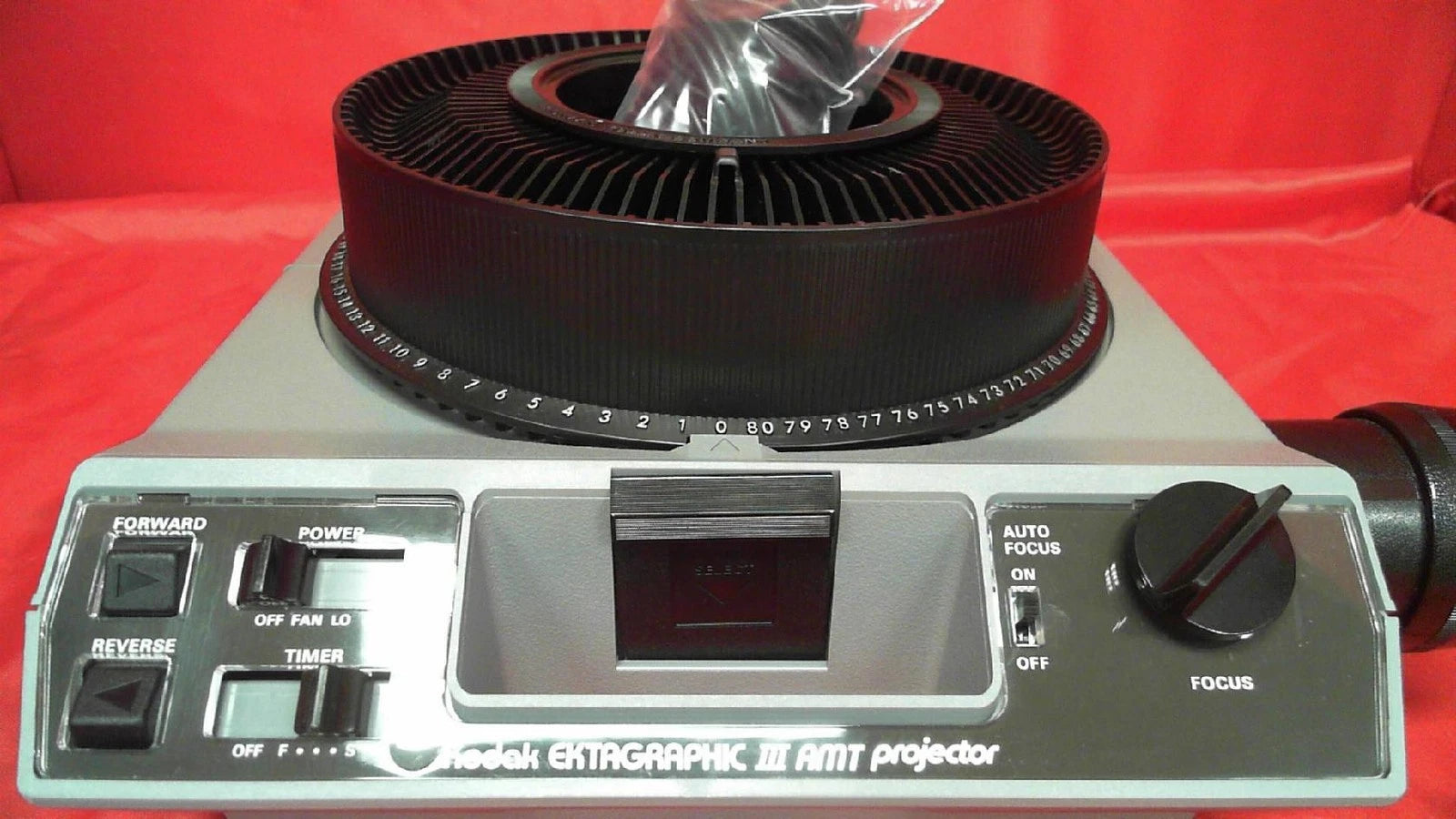 Kodak Ektagraphic III AMT Slide Projector with Remote & Wireless Control