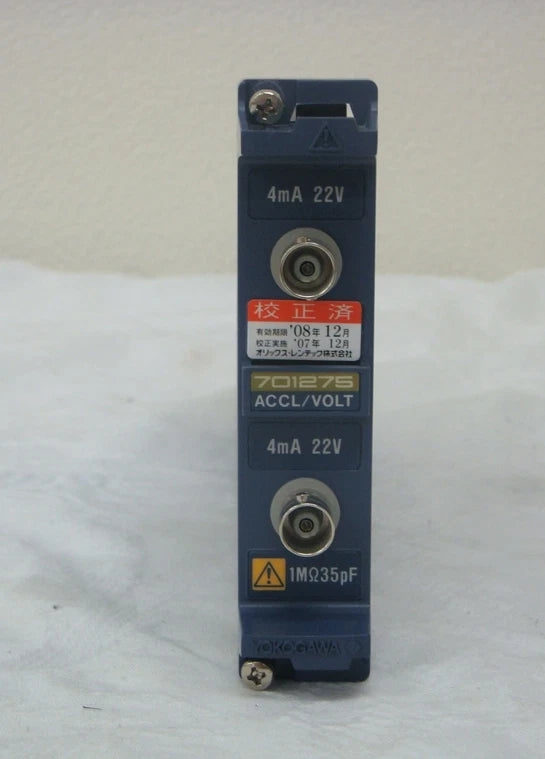 YOKOGAWA 7012-75 Acceleration/Voltage Module