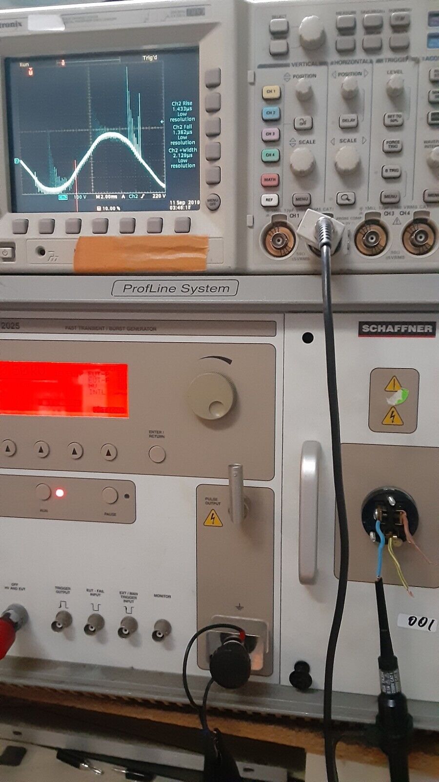 Power Line Transient Generator by Schaffner