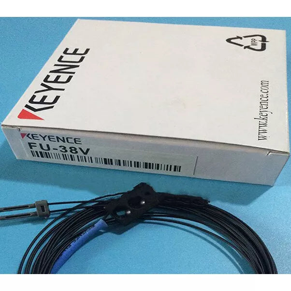 KEYENCE FU-38V Fiber Optic Sensor in Box