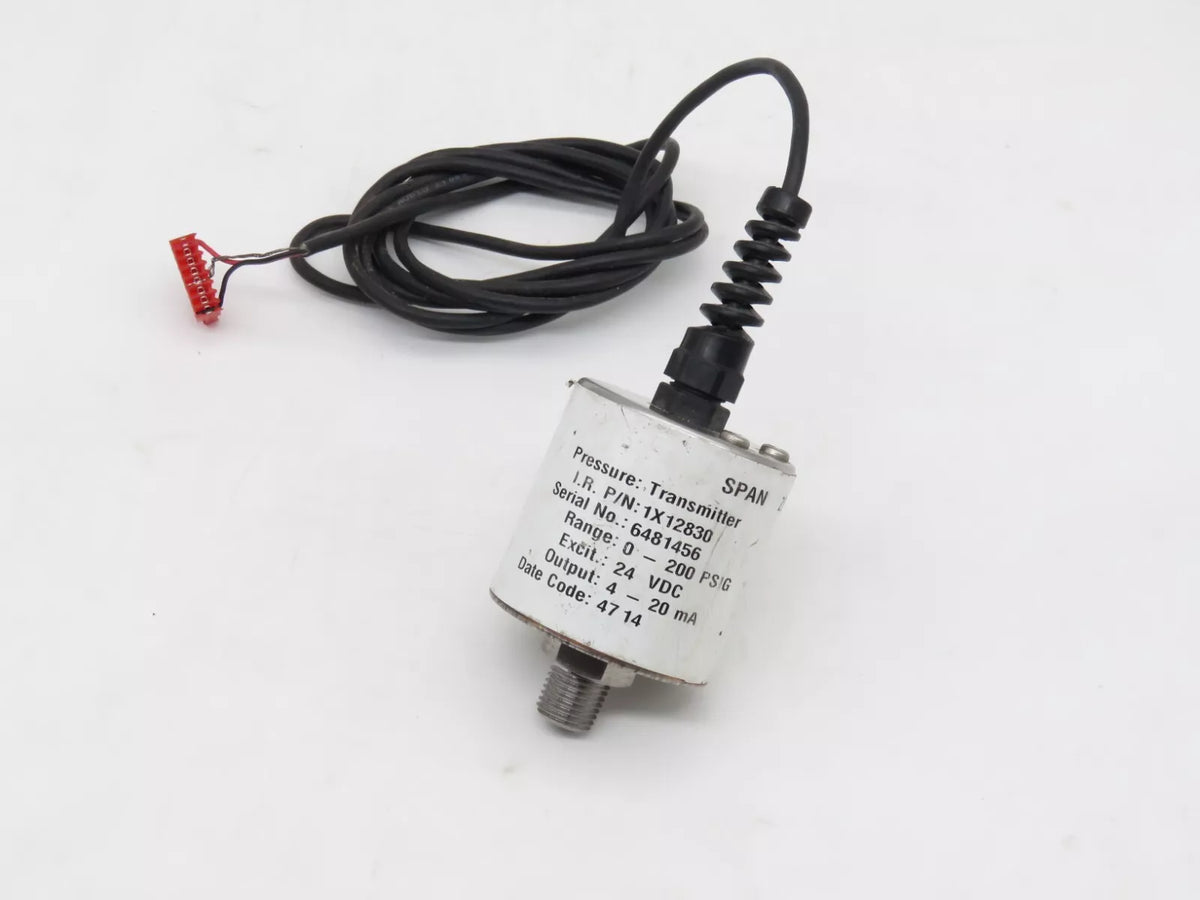 Ingersos Rand 1x12830 Screw Air Compressor Pressure Transmitter 0-200psi 24V DC