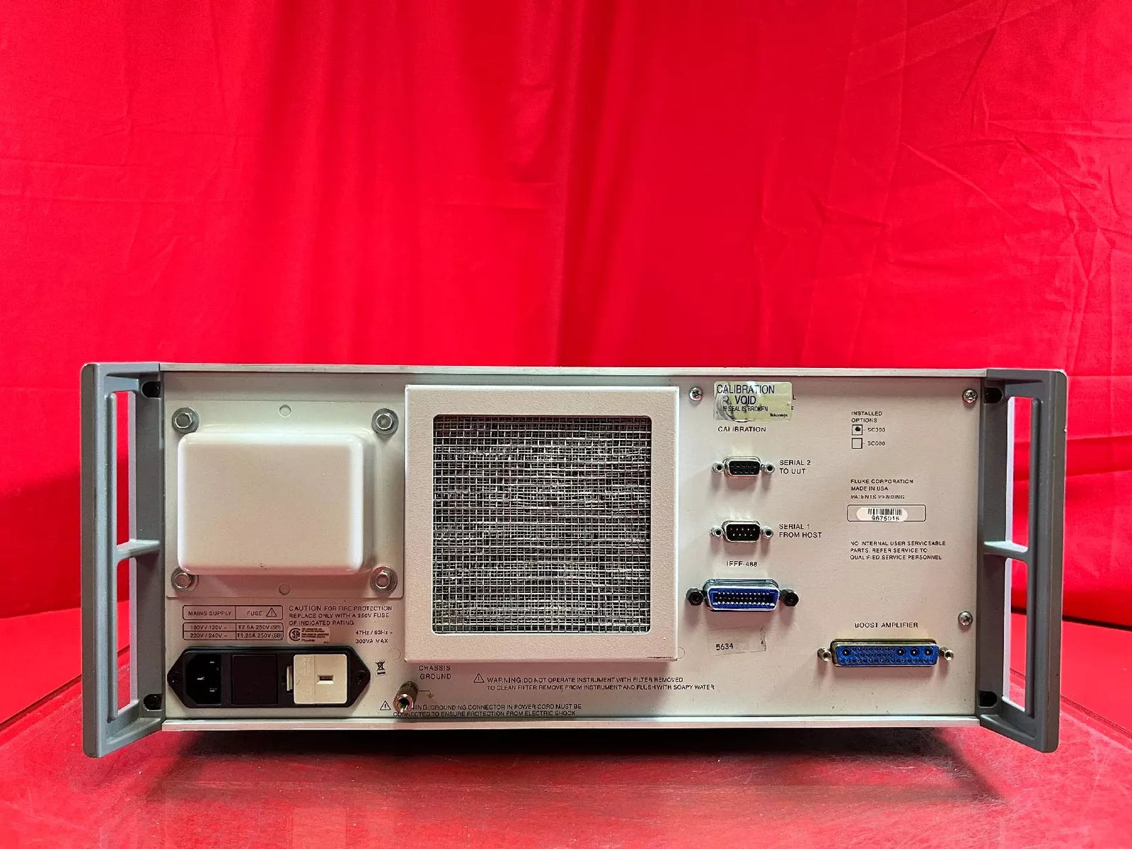 Fluke 5500A Opt. SC300 Multi-Function Calibrator, 9675016