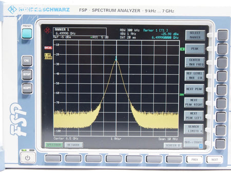Rohde & Schwarz FSP7 Spectrum Analyzer 9 kHz- 7 GHz 1164.4391.07 with Options