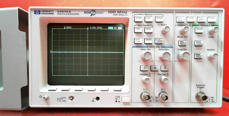 HP - Agilent - Keysight 54645A 100MHz Oscilloscope SN:US40050203