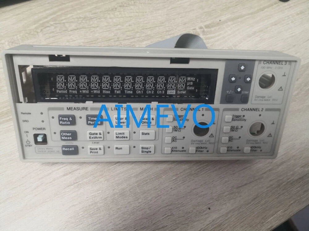 HP Keysight Agilent 53131A 53132A Frequency Counter Front Panel VFD Display