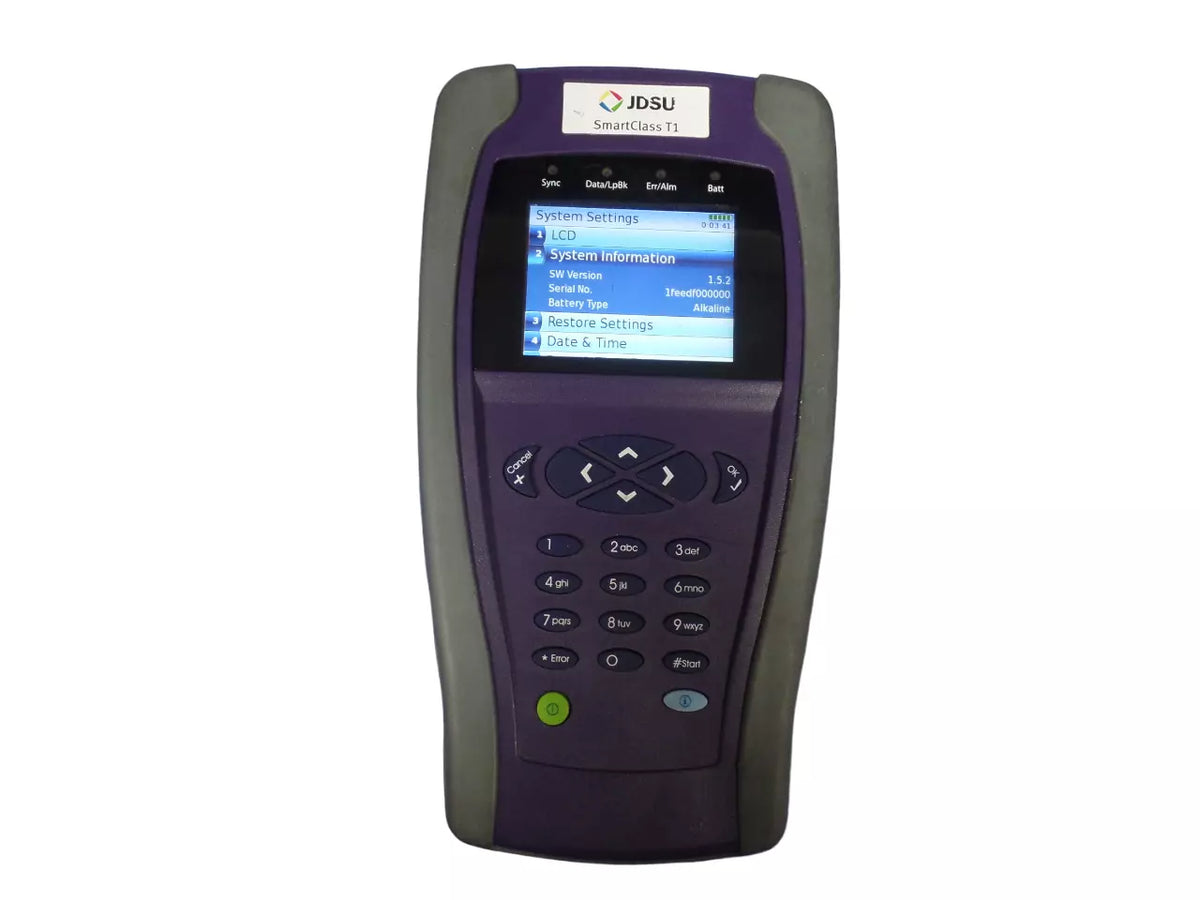 JDSU SmartClass T1 Handheld Service Meter Tester
