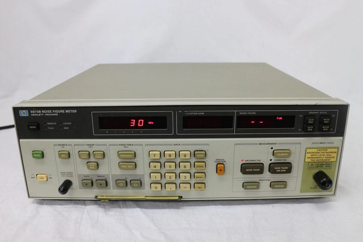 HP/ヒューレットパッカード 8970B NOISE FIGURE METER ノイズフィギュアーメーター □m167214t 8970B Figure HP Meter, HP&frasl;Agilent ManualsLib