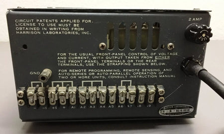 Harrison Labs Model 855B Constant Voltage Current Power Supply