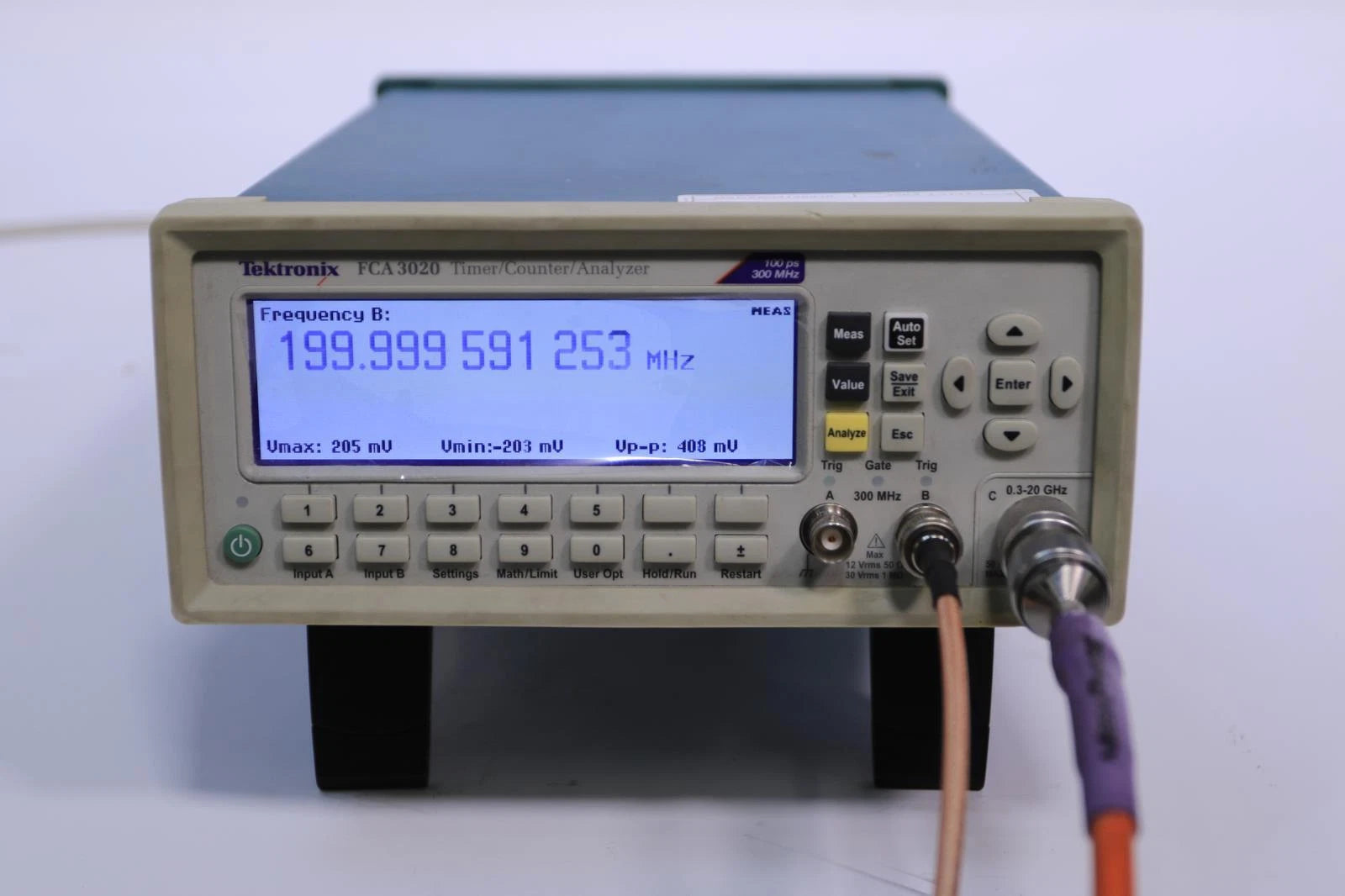 Tektronix FCA 3020 timer counter analyzer 20 GHz opt 14B