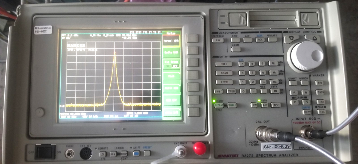 Advantest R3272 26.5GHz Spectrum Analyzer
