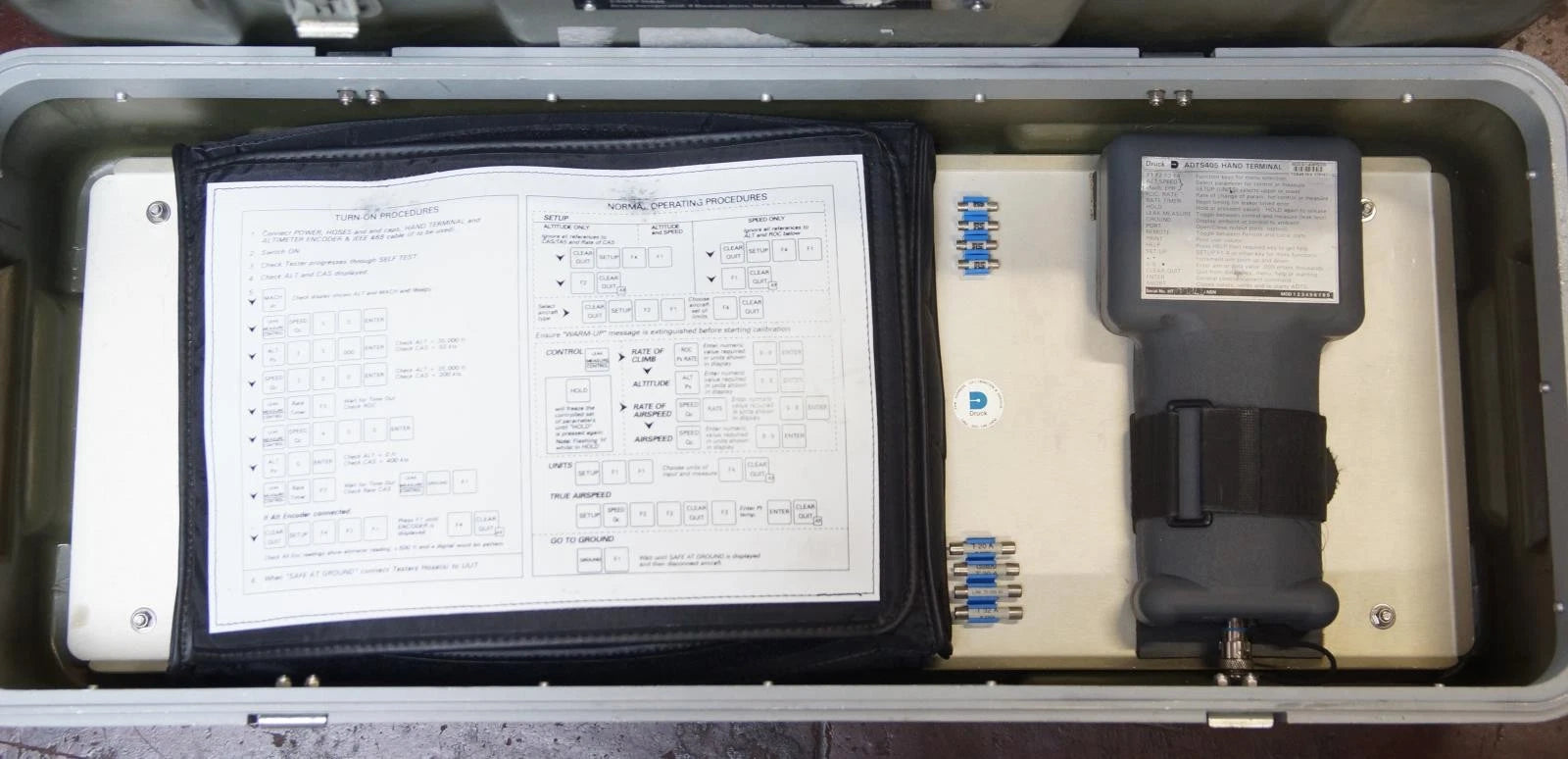 Druck ADTS405 Air Data Static Pitot Tube Airspeed Altimeter Test System