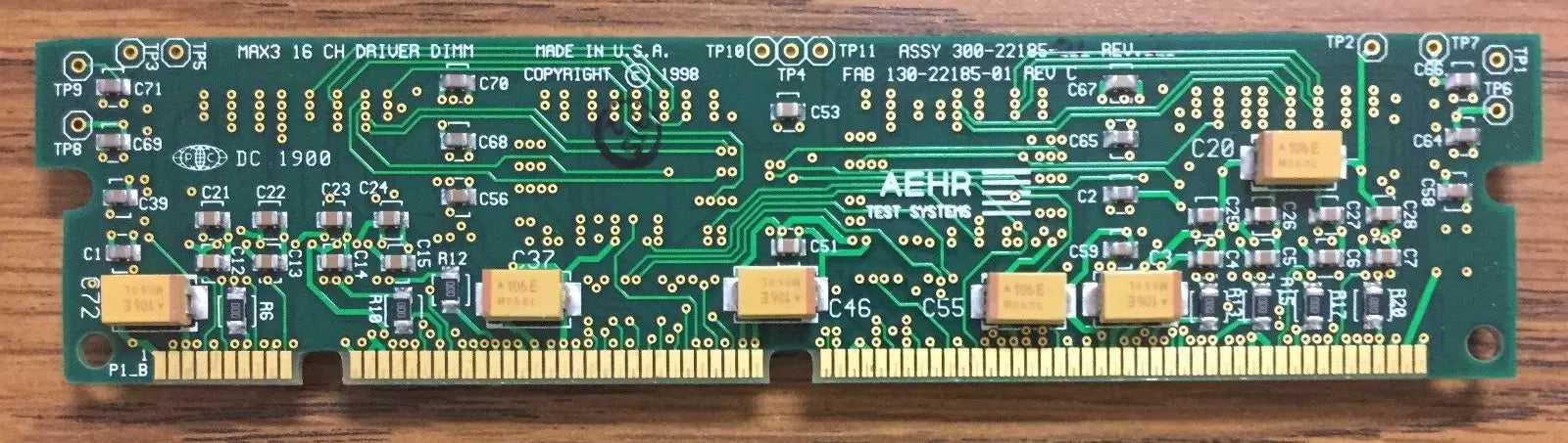 AEHR Test Systems 130-22185-01 M4 & M5 MAX 3 16CH Driver DIMM