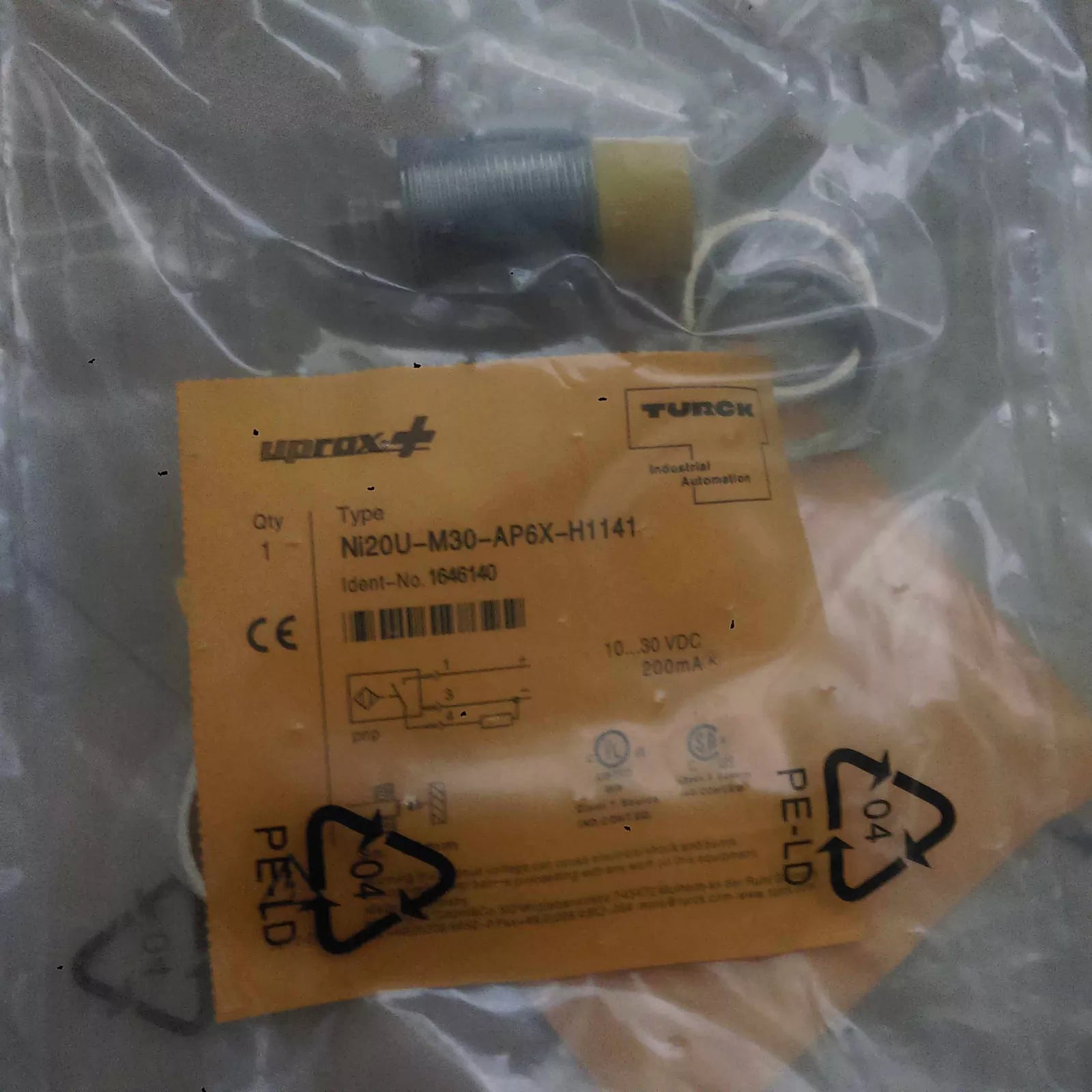 TURCK NI20U-M30-AP6X-H1141 Proximity Sensor