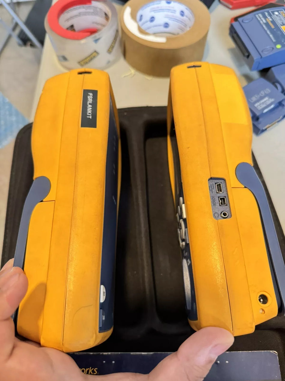 Fluke Networks DTX-1800 Cat6 Cat6a Test Set with DTX-PLA002 & DTX-CHA002