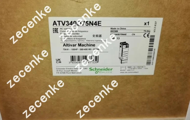 ATV340D75N4E Ethernet Inverter 75kW 400V 3 Phase